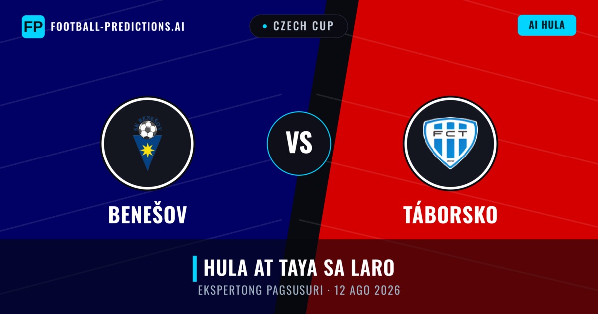 Benešov vs Táborsko — hula at preview ng laban