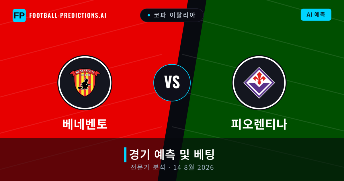 피오렌티나 대 베네벤토 — 경기 예측 및 프리뷰