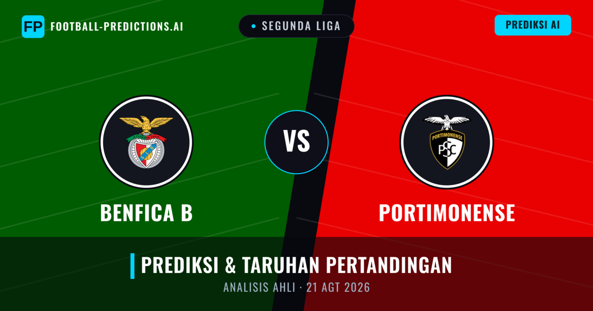 Benfica B vs Portimonense — prediksi dan pratinjau pertandingan