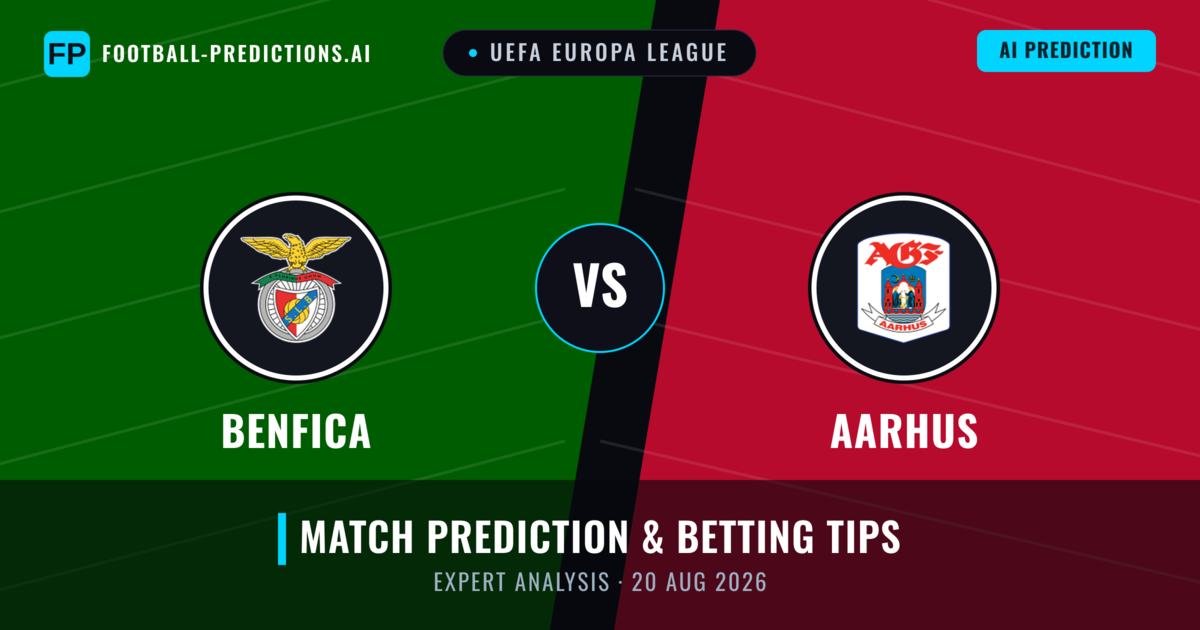 Benfica vs Aarhus — match prediction & preview