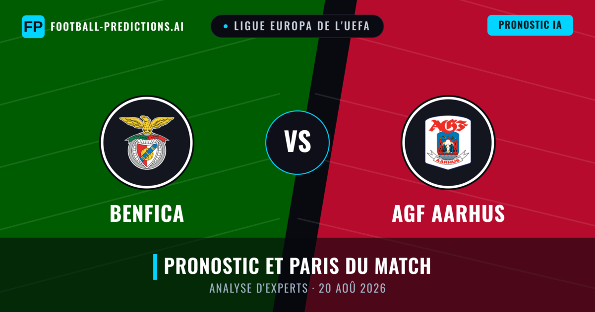 Benfica vs AGF Aarhus — pronostic et avant-match