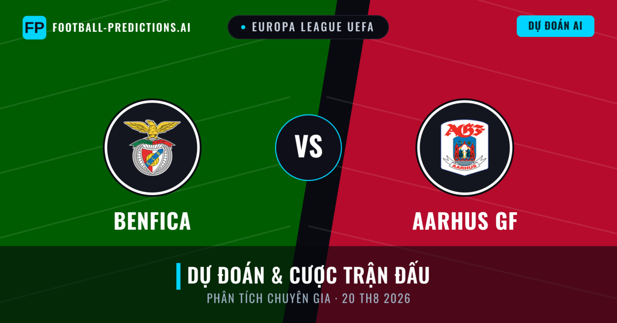 Benfica vs Aarhus GF — dự đoán và xem trước trận đấu