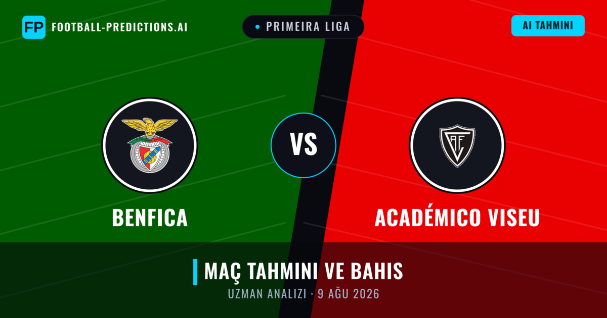 Benfica - Académico Viseu — maç tahmini ve önizleme