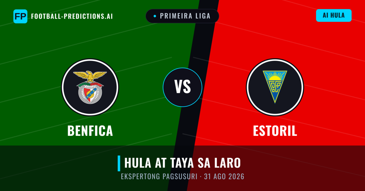 Benfica vs Estoril — hula at preview ng laban