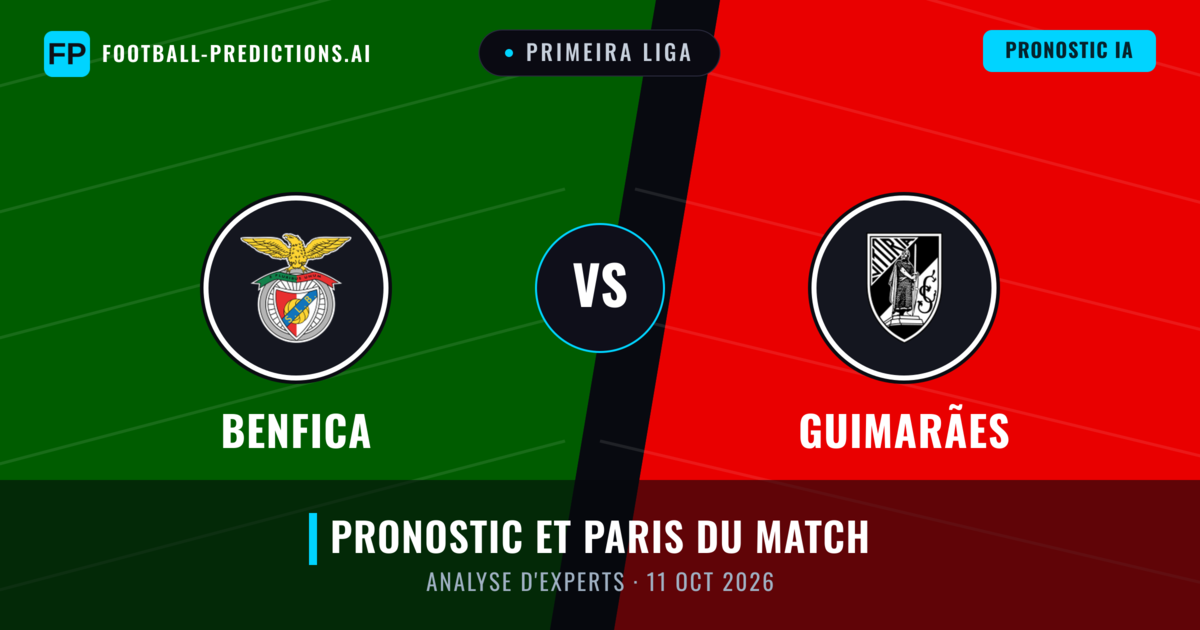 Benfica vs Guimarães — pronostic et avant-match