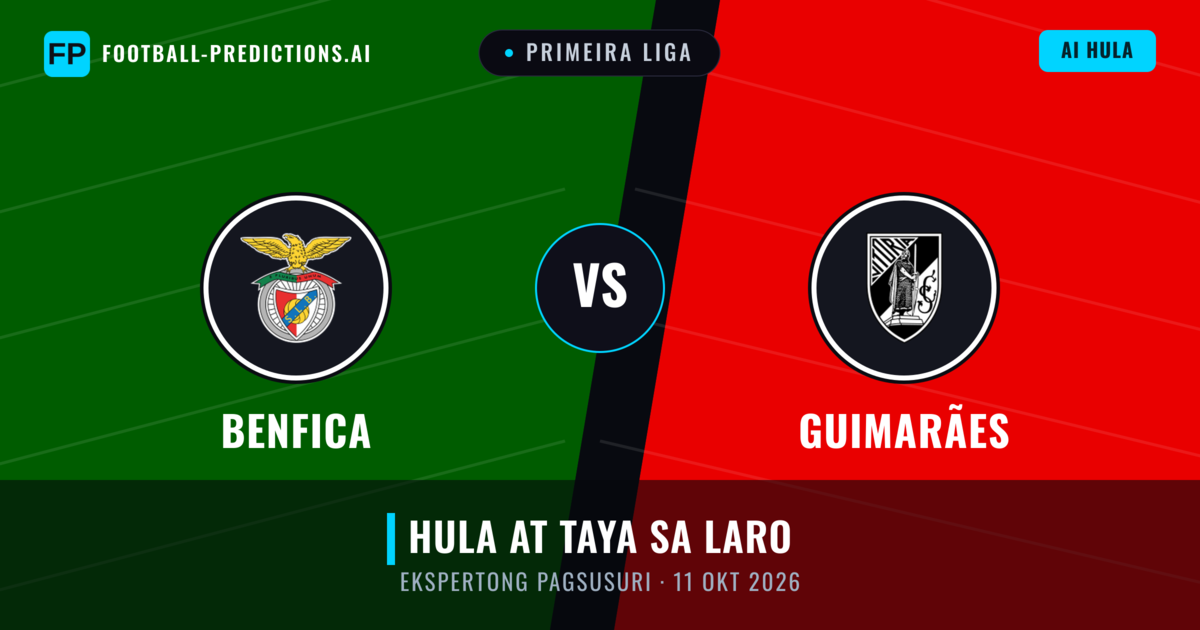 Benfica vs Guimarães — hula at preview ng laban