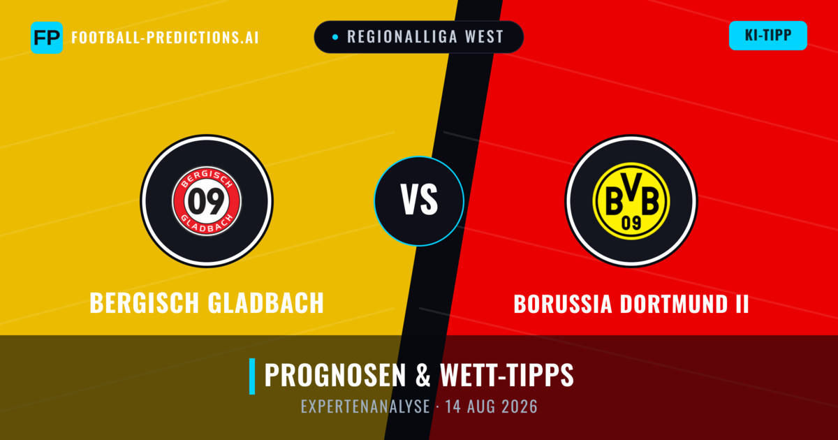Bergisch Gladbach vs Borussia Dortmund II — Prognose und Spielvorschau