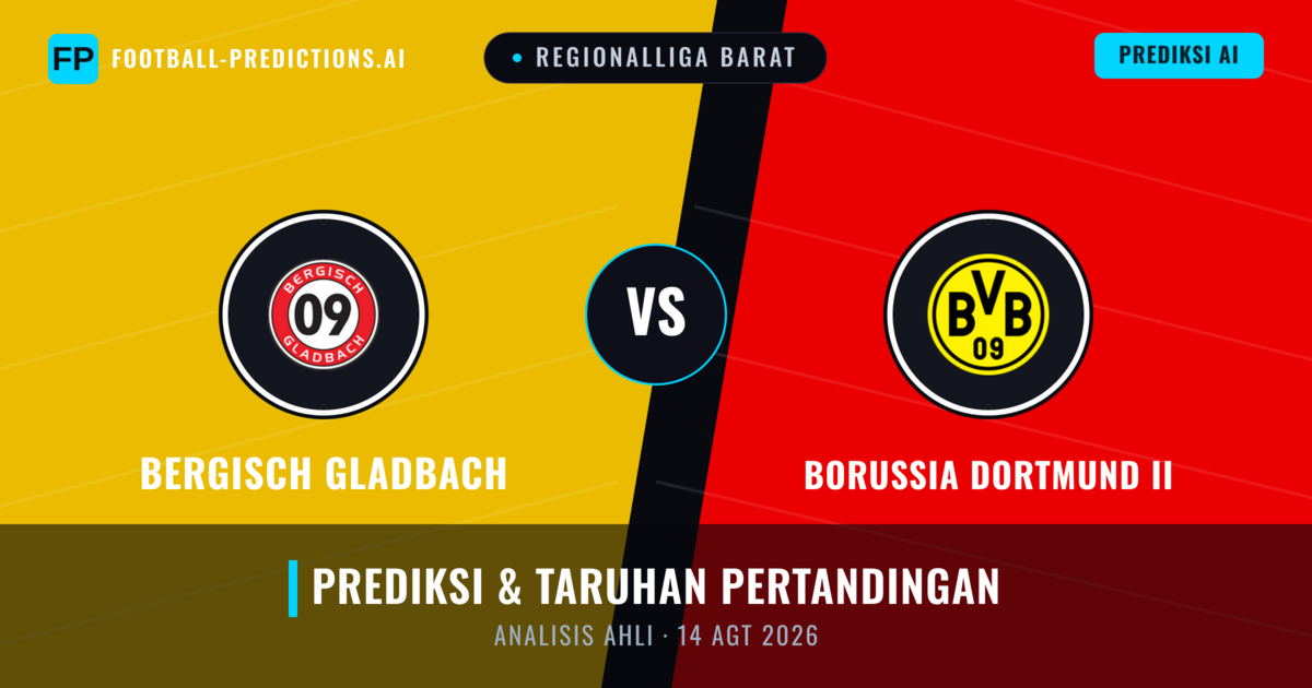 Bergisch Gladbach vs Borussia Dortmund II — prediksi dan pratinjau pertandingan