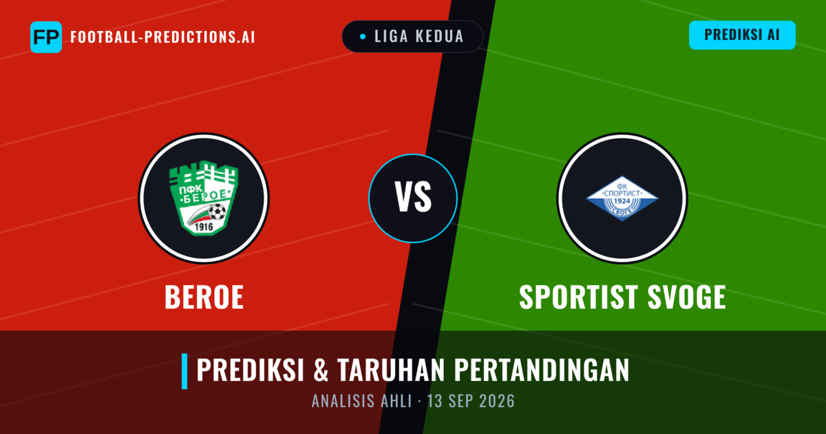 Beroe vs Sportist Svoge — prediksi dan pratinjau pertandingan