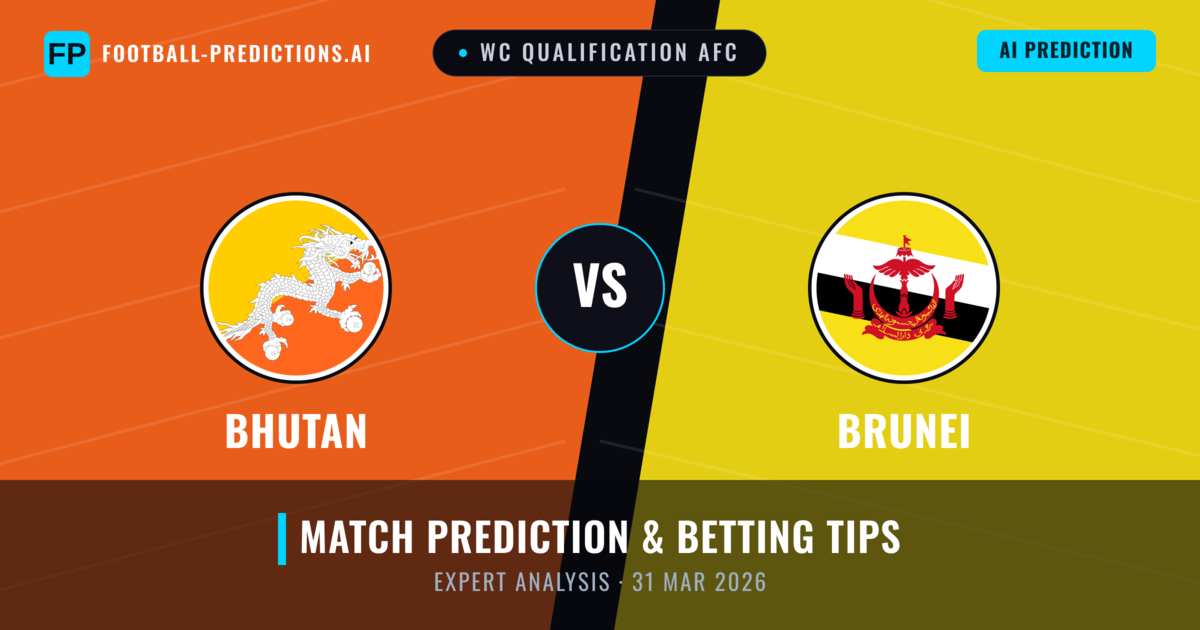Bhutan vs Brunei — match prediction & preview