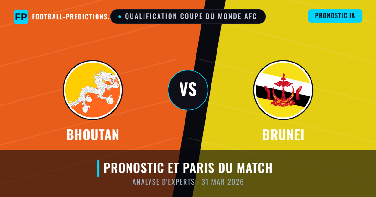 Bhoutan vs Brunei — pronostic et avant-match
