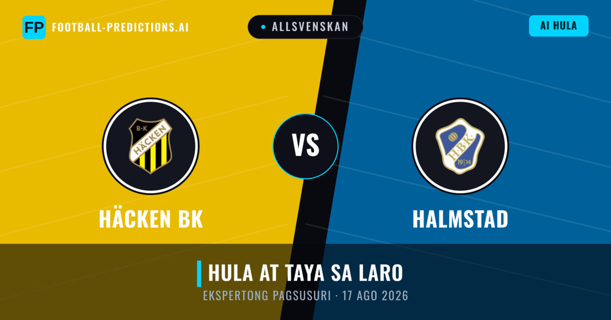 Häcken BK vs Halmstad — hula at preview ng laban