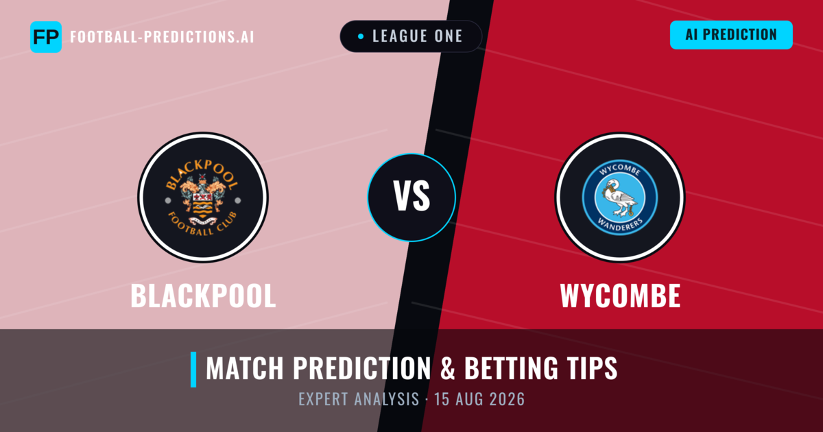 Blackpool vs Wycombe — match prediction & preview