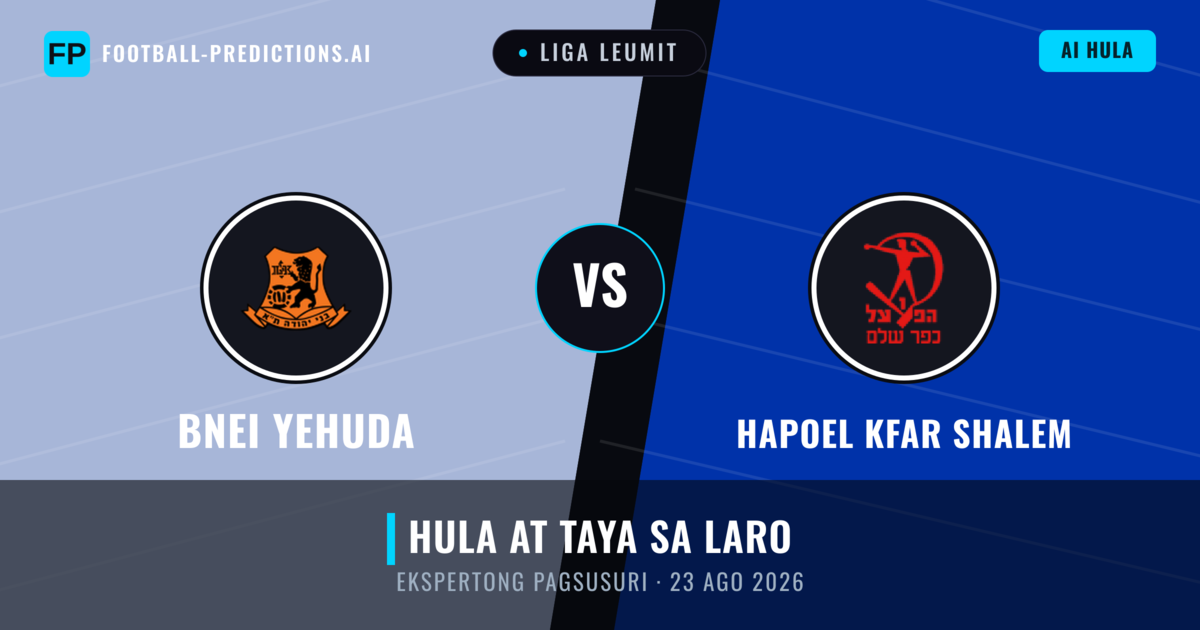 Bnei Yehuda vs Hapoel Kfar Shalem — hula at preview ng laban