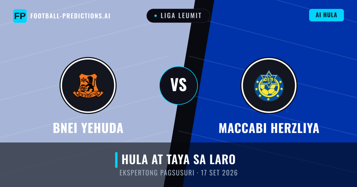 Bnei Yehuda vs Maccabi Herzliya — hula at preview ng laban