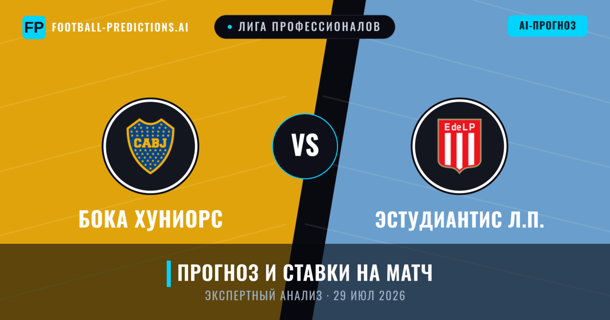 Бока Хуниорс – Эстудиантис Л.П. — прогноз и превью матча