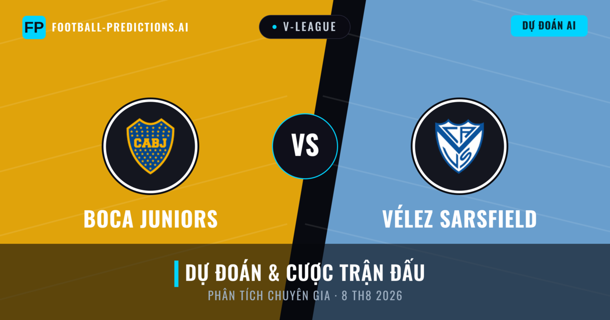 Boca Juniors vs Vélez Sarsfield — dự đoán và xem trước trận đấu