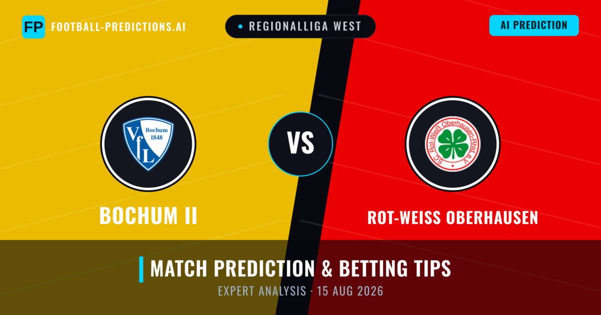 Bochum II vs Rot-weiss Oberhausen — match prediction & preview
