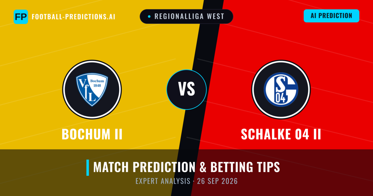 Bochum II vs Schalke 04 II — match prediction & preview