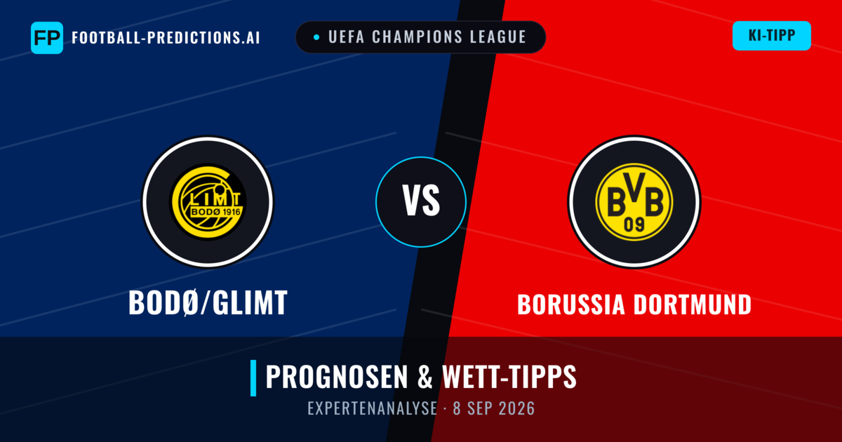 Bodø/Glimt vs Borussia Dortmund — Prognose und Spielvorschau