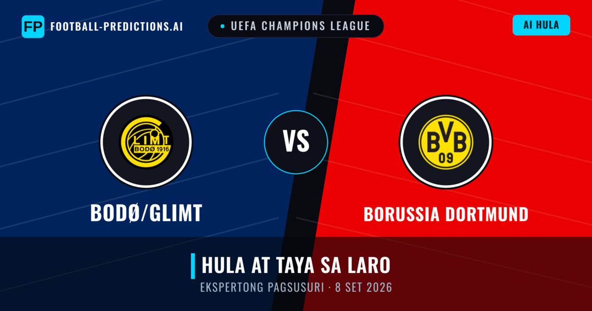 Bodø/Glimt vs Borussia Dortmund — hula at preview ng laban