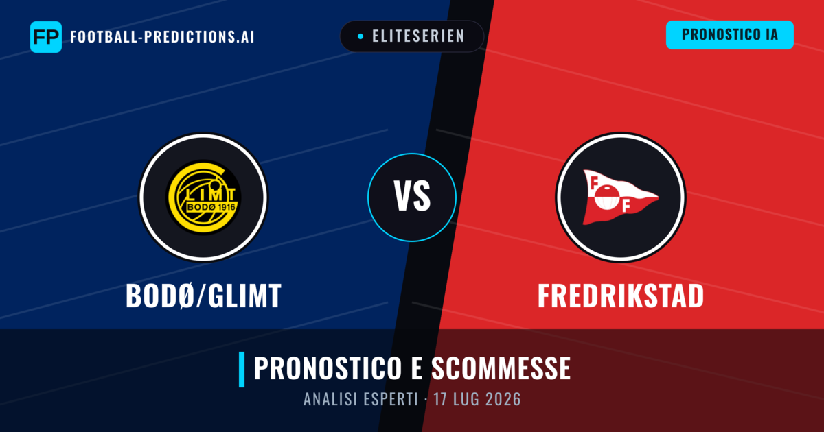 Bodø/Glimt vs Fredrikstad — pronostico e anteprima del match