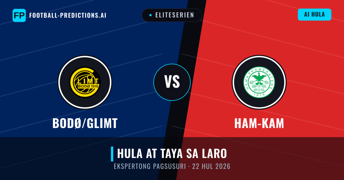 Bodø/Glimt vs Ham-Kam — hula at preview ng laban