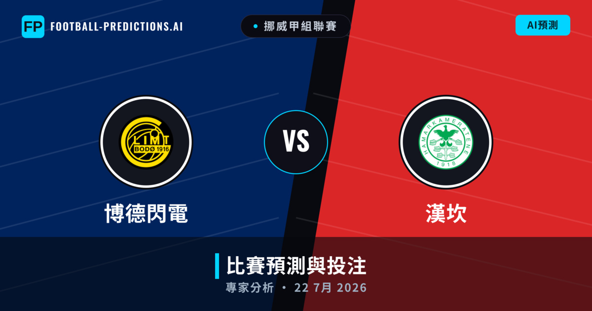 博德閃電 vs 漢坎 — 比赛预测和前瞻