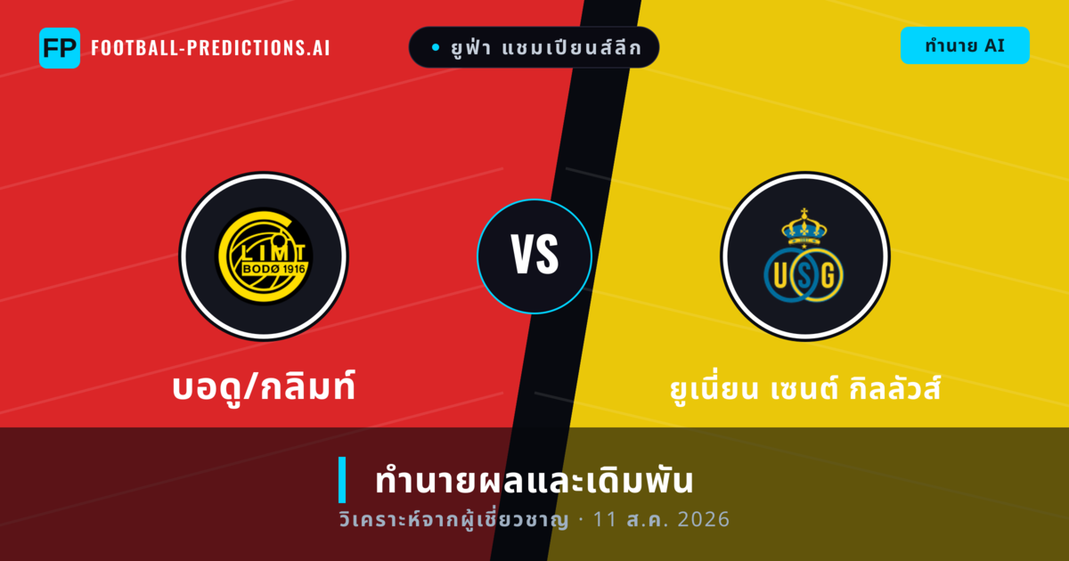 บอดู/กลิมท์ พบ ยูเนี่ยน เซนต์ กิลลัวส์ — ทำนายผลและพรีวิวการแข่งขัน