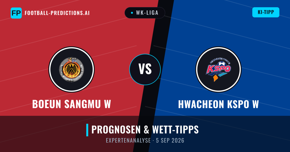 Boeun Sangmu W vs Hwacheon KSPO W — Prognose und Spielvorschau