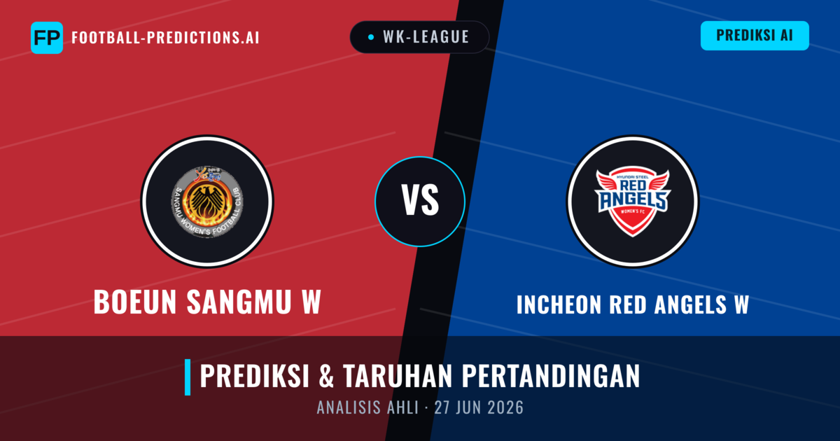 Boeun Sangmu W vs Incheon Red Angels W — prediksi dan pratinjau pertandingan