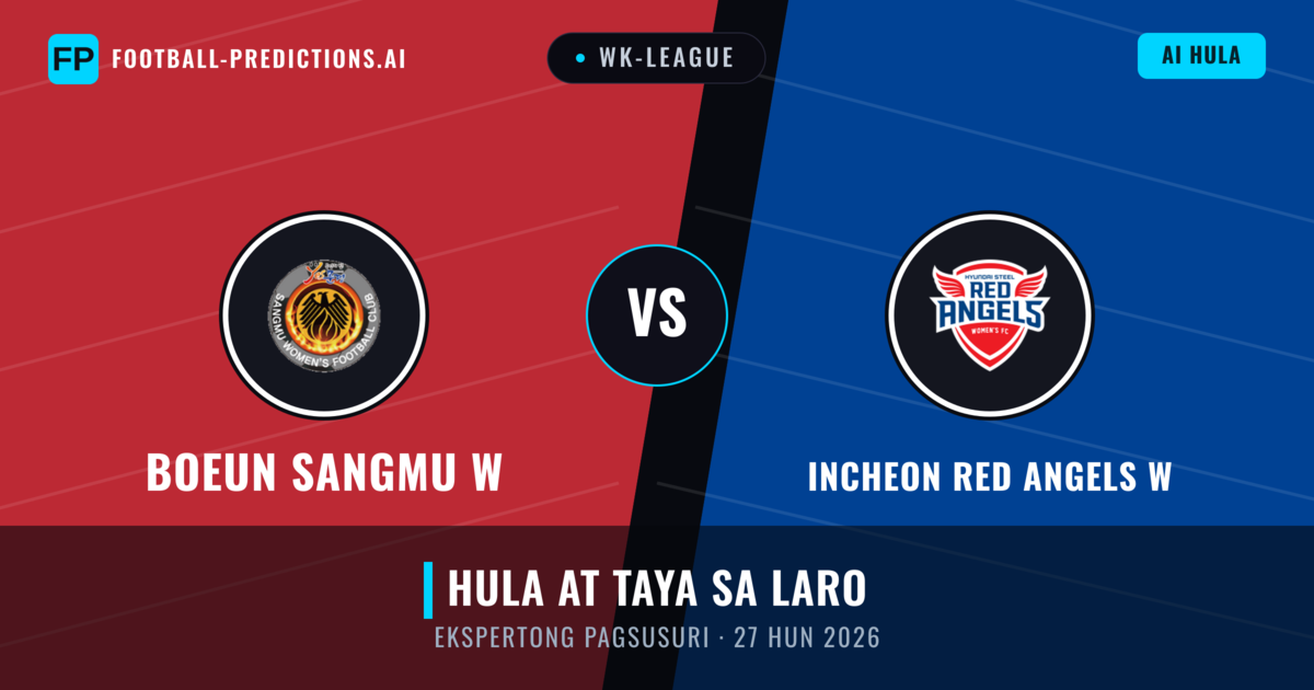 Boeun Sangmu W vs Incheon Red Angels W — hula at preview ng laban