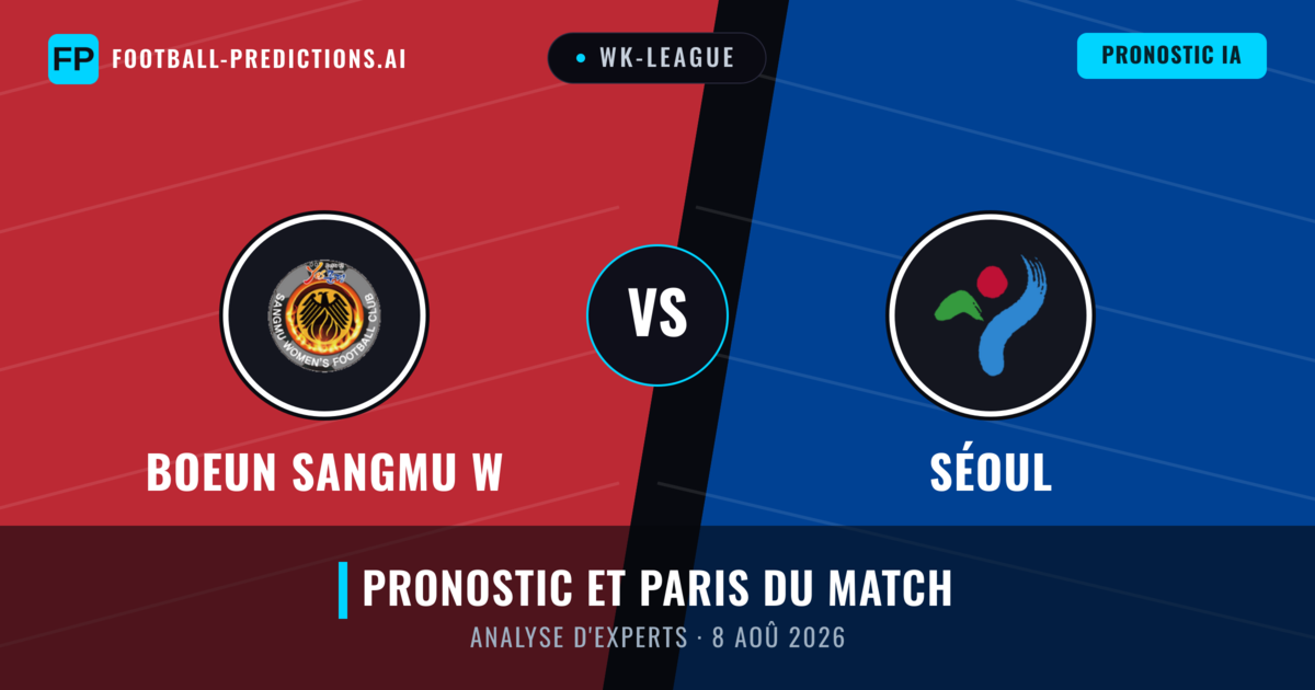 Boeun Sangmu W vs Séoul — pronostic et avant-match