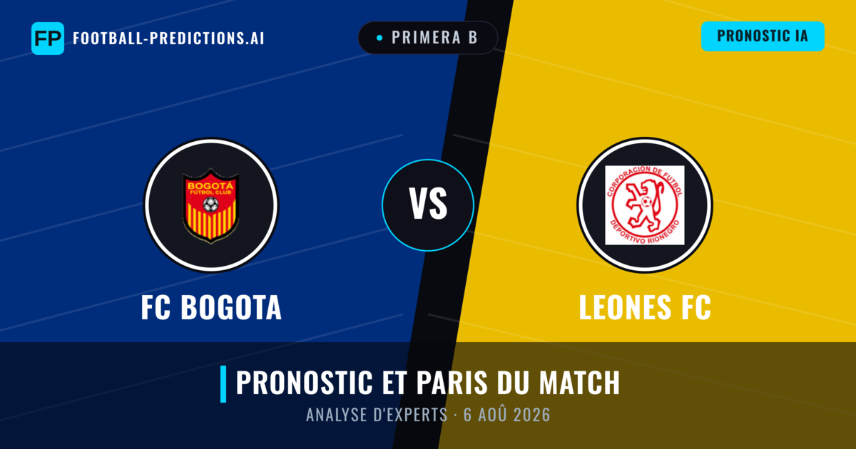 FC Bogota vs Leones FC — pronostic et avant-match