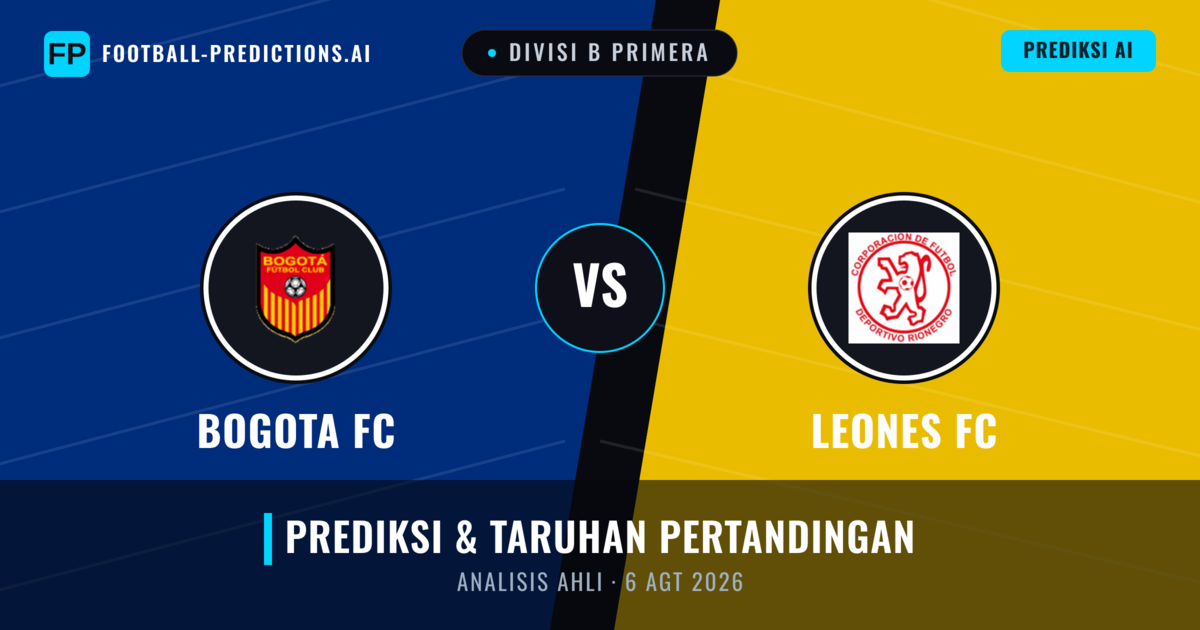 Bogotá FC vs Leones FC — prediksi dan pratinjau pertandingan