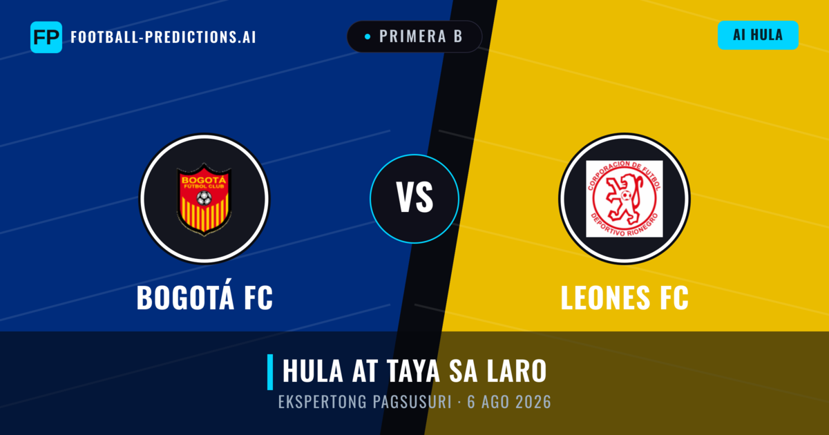 Bogotá FC vs Leones FC — hula at preview ng laban