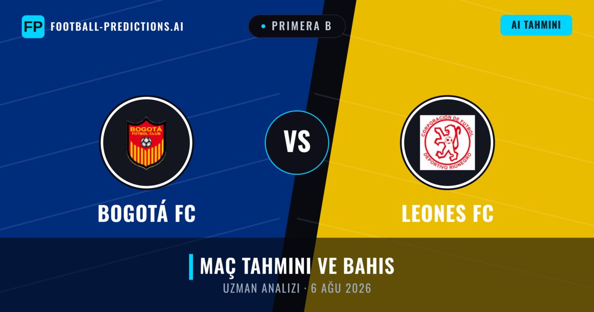 Bogotá FC - Leones FC — maç tahmini ve önizleme