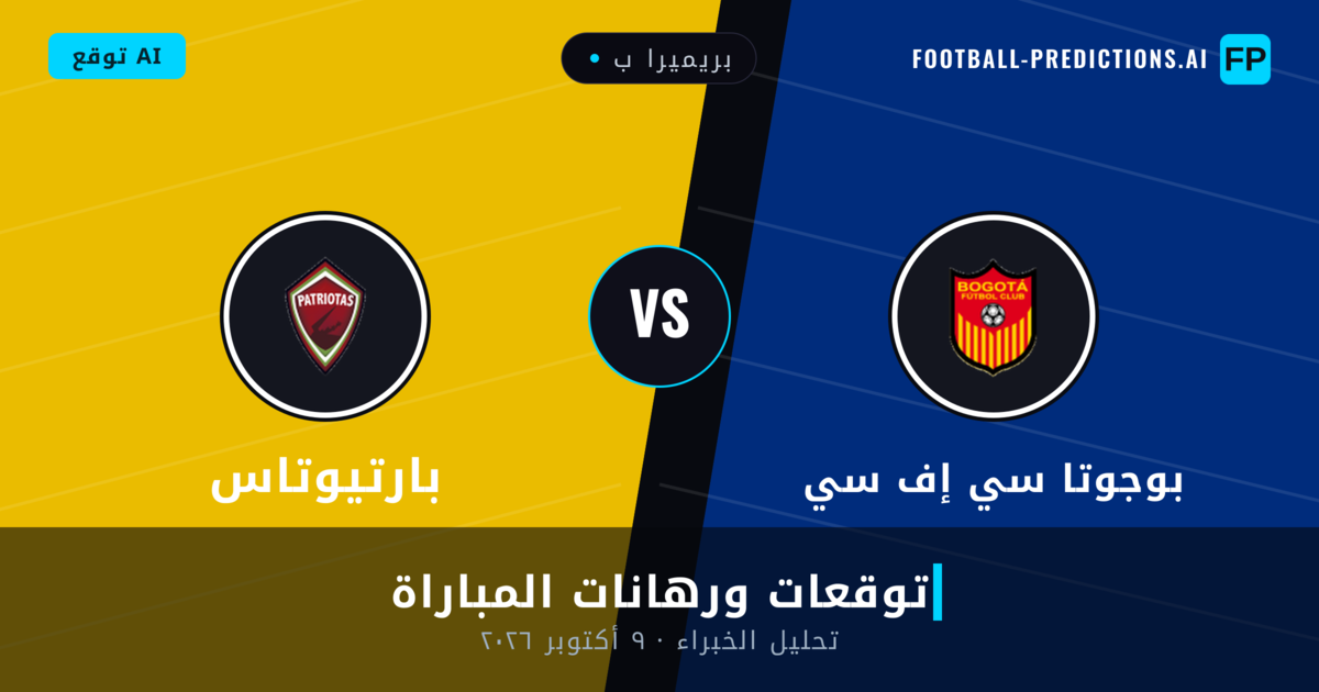 بوجوتا سي إف سي ضد بارتيوتاس — توقعات ومعاينة المباراة