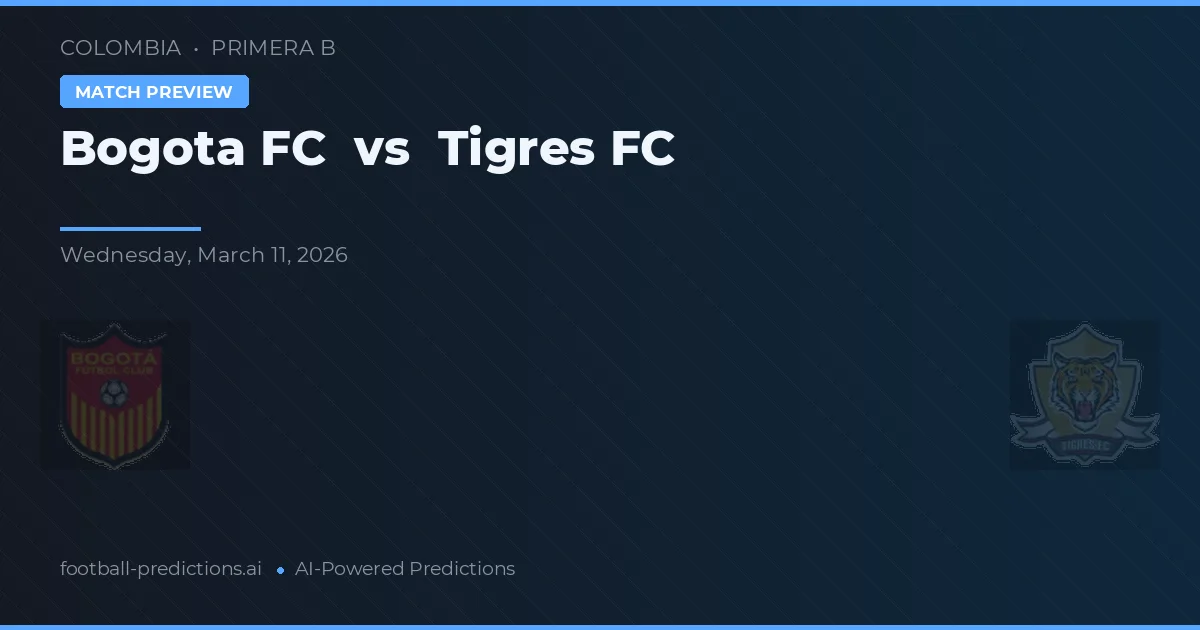 FC Bogota vs Tigres FC — pronostic et avant-match