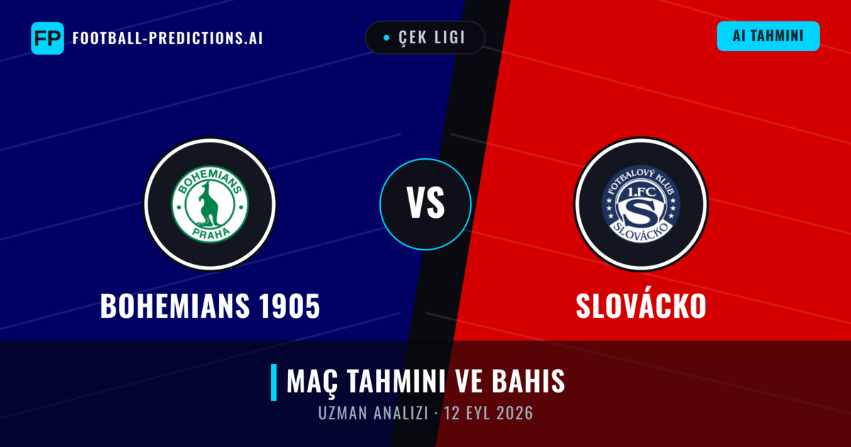 Bohemians 1905 - Slovácko — maç tahmini ve önizleme