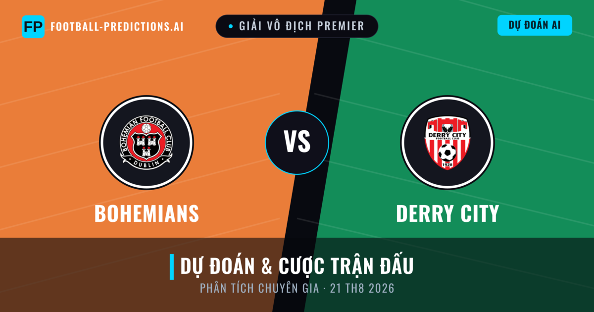 Bohemians vs Derry City — dự đoán và xem trước trận đấu