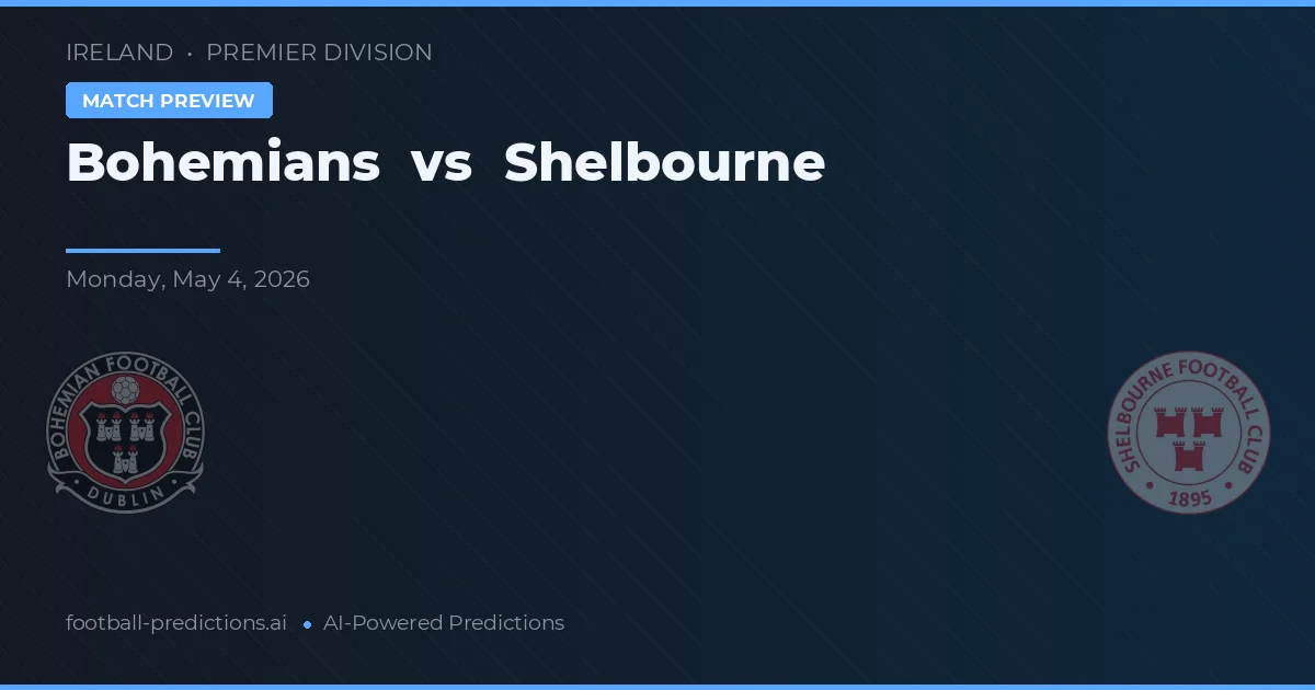 Bohemians vs Shelbourne — hula at preview ng laban