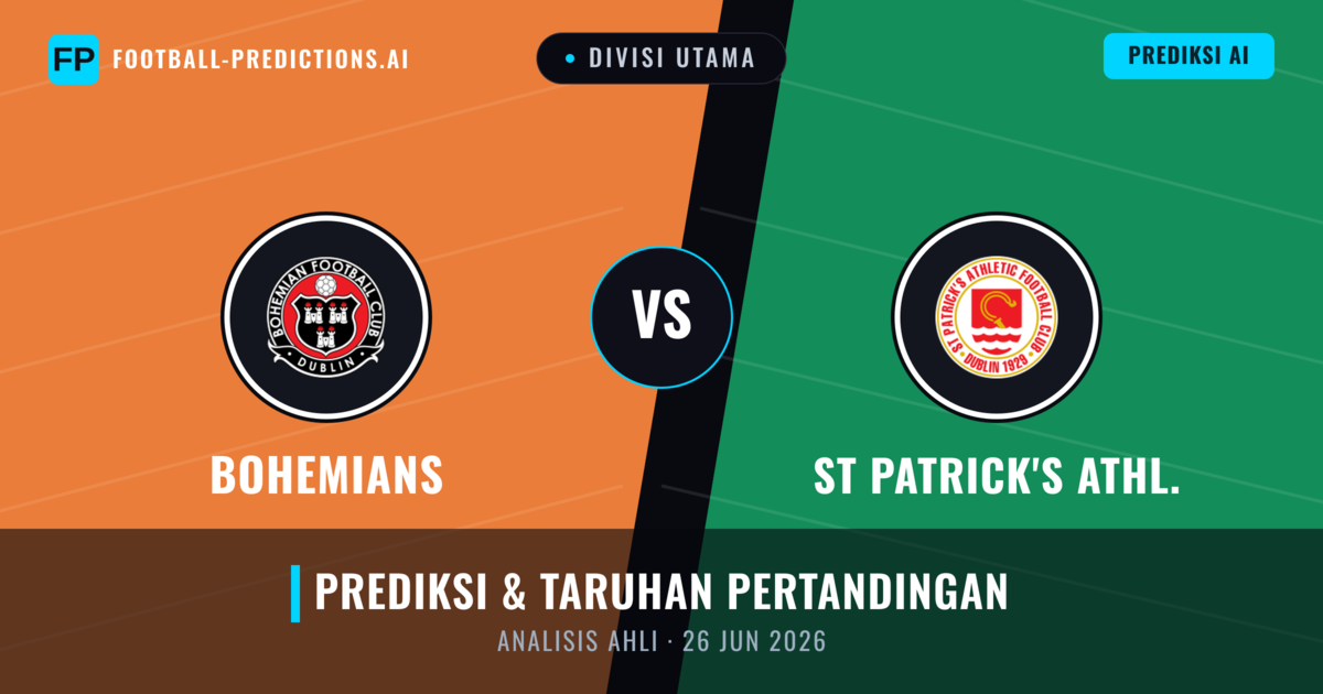 Bohemians vs St Patrick's Athl. — prediksi dan pratinjau pertandingan