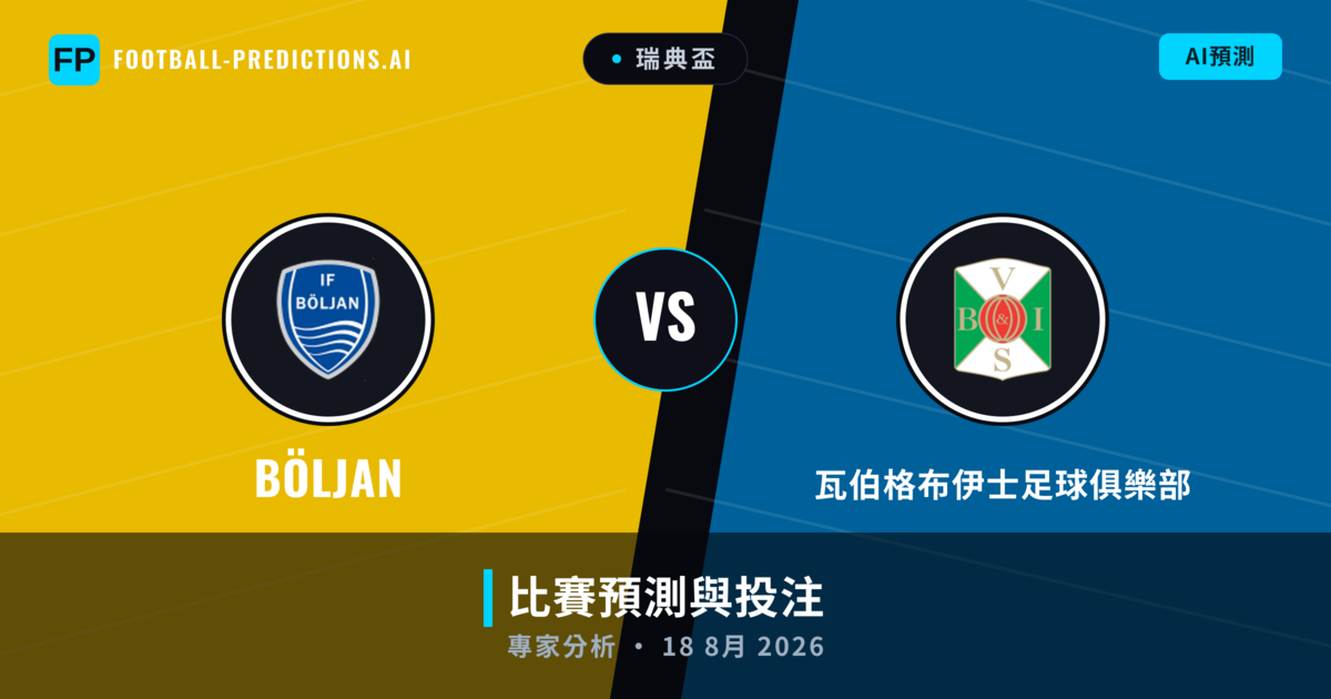 Böljan vs 瓦伯格布伊士足球俱樂部 — 比赛预测和前瞻