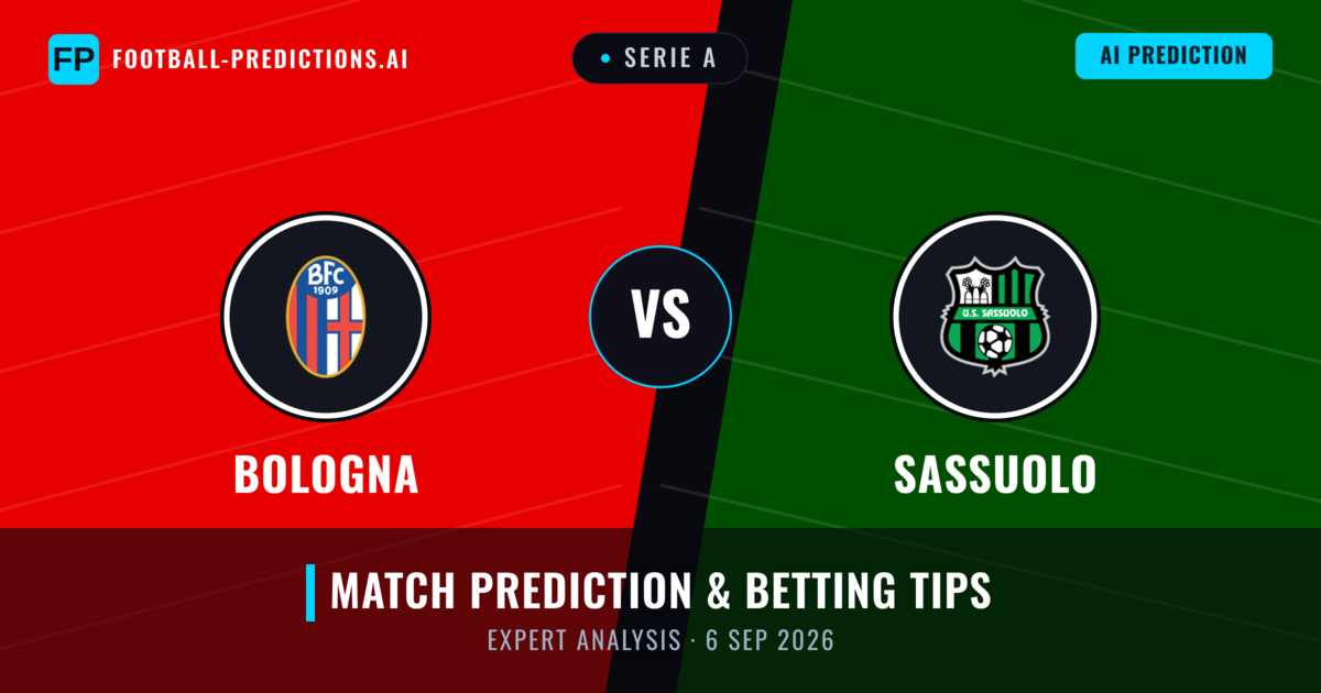 Bologna vs Sassuolo — match prediction & preview