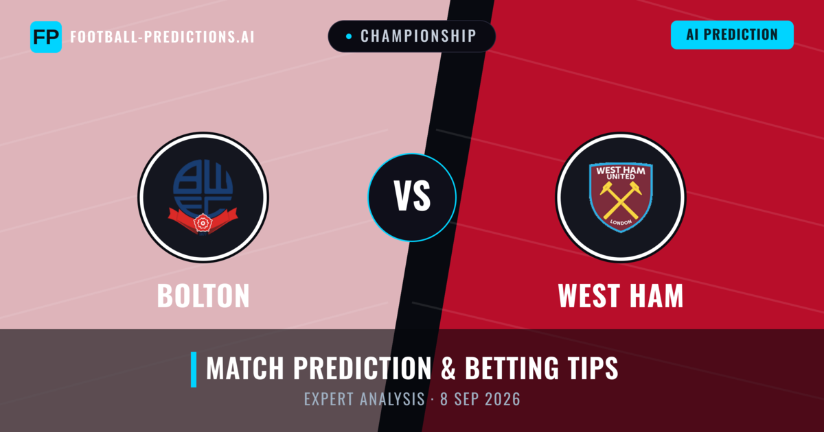 Bolton vs West Ham — match prediction & preview