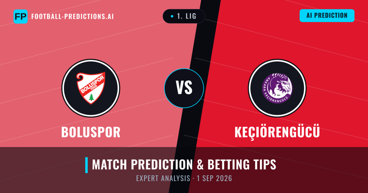 Boluspor vs Keçiörengücü — match prediction & preview