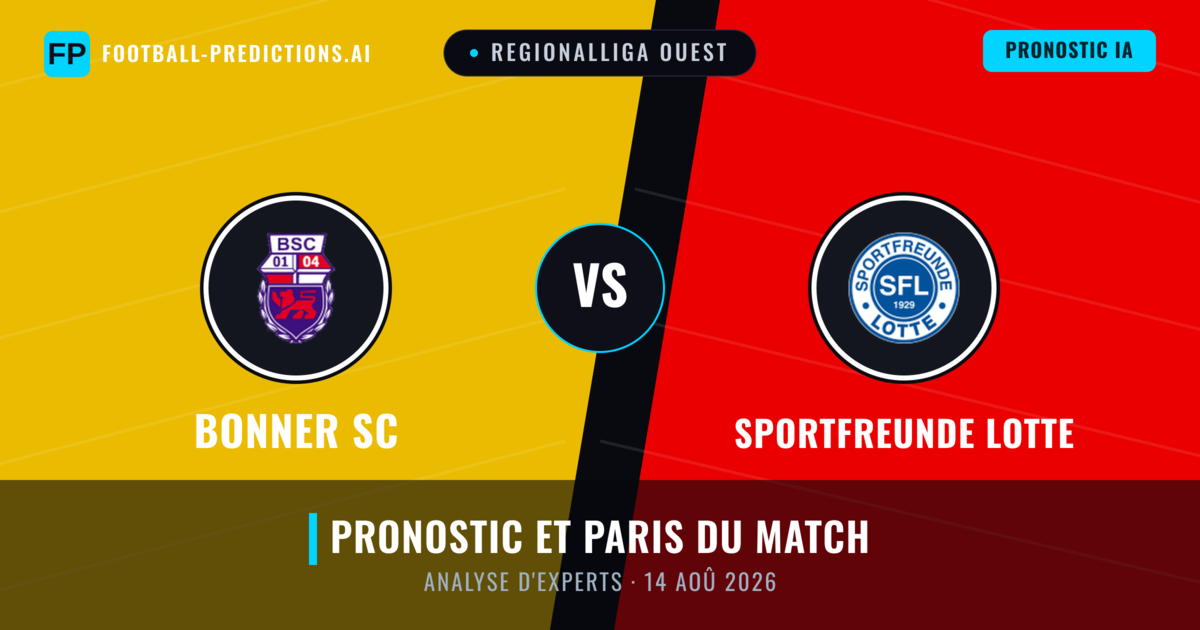 Bonner SC vs Sportfreunde Lotte — pronostic et avant-match