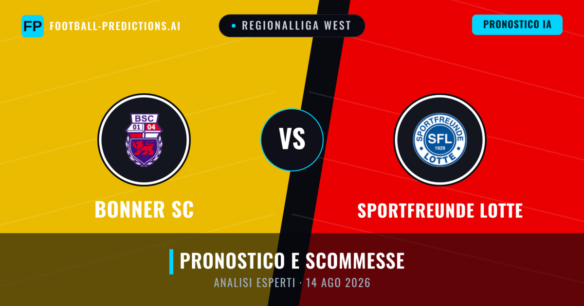 Bonner SC vs Sportfreunde Lotte — pronostico e anteprima del match