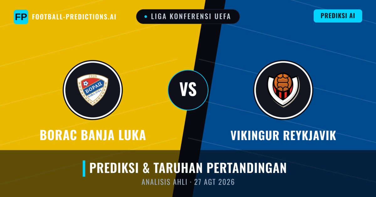 Borac Banja Luka vs Vikingur Reykjavík — prediksi dan pratinjau pertandingan
